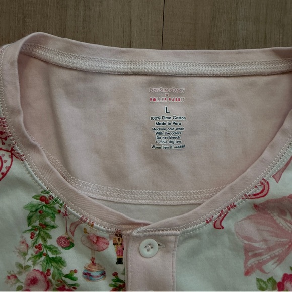 LoveShackFancy Roller Rabbit Pajama Set - Picture 4 of 6